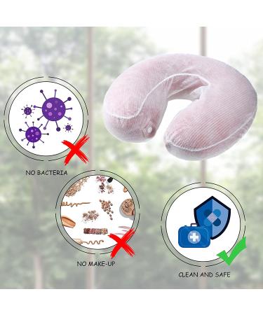 100 Pack Disposable Massage Headrest Covers 14.2 x 13 Inch - White, Non-Sticking & Non-Woven U-Shaped Cradle Cover for Massage Tables - Buy Online on SooperMarket.com