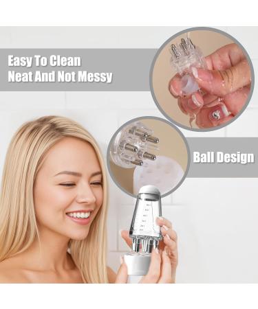 Hair Oil Applicator Bottle 2PCS Scalp Oil Applicator Scalp Massage Comb with Roller Ball Portable Liquid Oil Dispenser Mini Hair Raising Solid Hair Massage Tool - Buy Online on SooperMarket.com