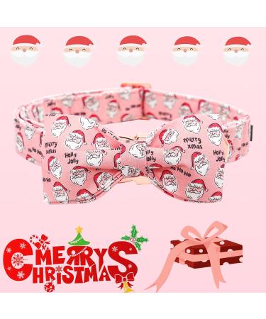 Shop Lionheart Glory Christmas Dog Collar - Adjustable Pink Soft Collars for Medium Dogs | Perfect Holiday Gift for Pet Girls | 1 Pack - Buy Online on SooperMarket.com
