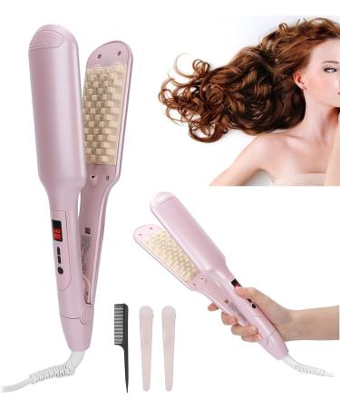 LCD Volumizing Curling Hair Iron with Wide Plates for Fluffy Hair Curler - UK - Buy Online on SooperMarket.com