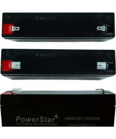 PowerStar 6v 7.2AH UB670 UPS Battery - Compatible Replacement for Leoch DJW6-7.2 & DJW 6-7.2 | Fast International Shipping - Buy Online on SooperMarket.com
