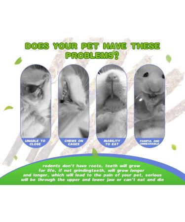 ABIZOO 18-Piece Rabbit Chew Toy Set | Natural Apple Sticks & Dental Care for Rabbits Hamsters & Guinea Pigs - Buy Online on SooperMarket.com
