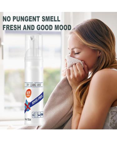 Multi-Functional Fabric Dry Cleaning Foam Sprayer Dry Foam Cleaner for Fabric Fabric Dry Cleaning Foam Sofa Cleaner and Stain Remover Fabric Dry Foam Cleaner for Clothes Furniture Car (2pcs) - Buy Online on SooperMarket.com