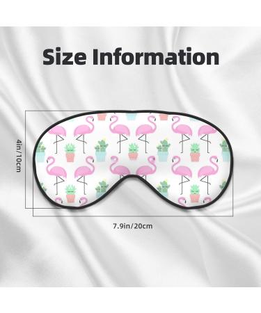 Tropical Flamingo Sleep Mask | Adjustable & Breathable Eye Mask for Ultimate Comfort - Buy Online on SooperMarket.com