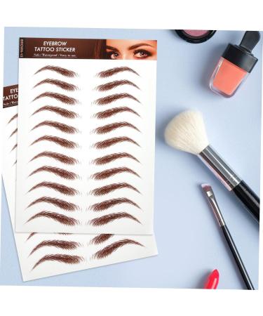 MUSISALY 5 Sheets Eyebrow Stickers Eyebrows Makeup Sticker Peel off Eyebrow Sticker Eyebrow Waterproof - Buy Online on SooperMarket.com