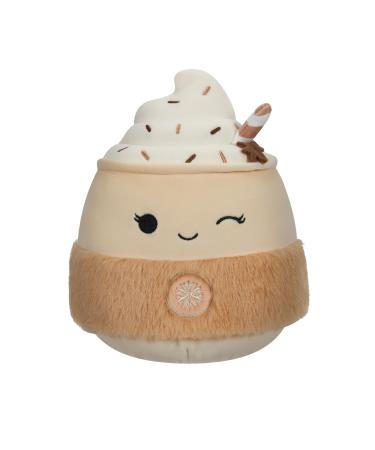 Squishmallows Original 7.5-Inch Eggnog with Whipped Cream Small-Sized Ultrasoft Plush