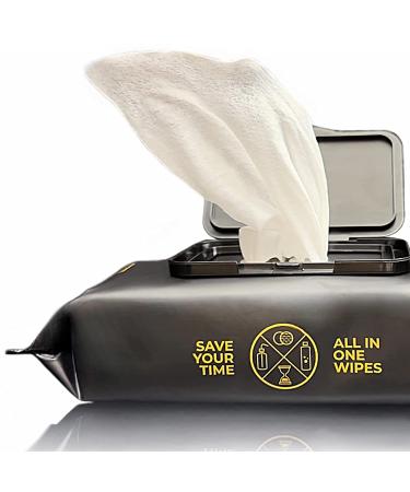 CleanSkin 80-Count Cleansing Tattoo Wipes - All-in-One Green Soap Solution | Alcohol-Free & Fragrance-Free | Ideal for Tattooing, PMU, and Piercings - Buy Online on SooperMarket.com