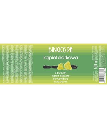 Buy BINGOSPA 500ml Sulfur Bath Foam - Bubble Baths & Skin Care Additives for Calluses & Hair Care - Buy Online on SooperMarket.com