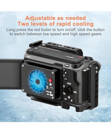 Shentec Camera Fan for ZV-E1 ZV-1F ZV-1 & ZV-E10L - Optimize Cooling for Your Sony Camera - Buy Online on SooperMarket.com