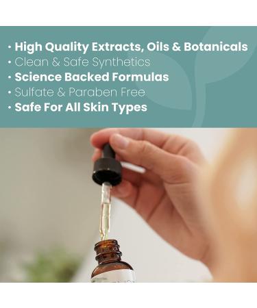 Eva Naturals Botanical Anti-Aging Face Oil Serum with Jojoba, Rosehip Seed & Vitamin E - Hydrating Facial Serum for Dry Skin - 1 oz - Buy Online on SooperMarket.com