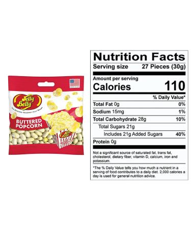 Popcorn Jelly Beans - Gourmet Movie Night Snacks for Boys or Girls - Unique Flavored Candy - Pack of 3 - Buy Online on SooperMarket.com