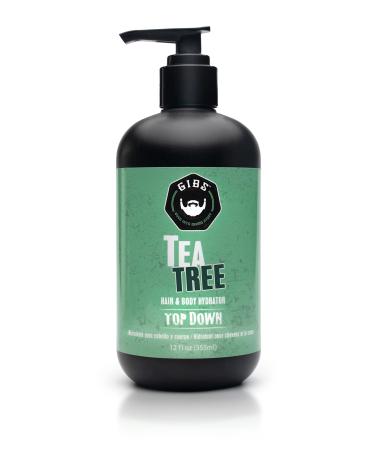 GIBS Top Down Hair and Body Hydrator  Tea Tree Moisturizer for Hair and Skin  12 oz 12 Fl Oz (Pack of 1)