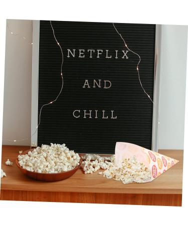 Didiseaon 250 Pcs Popcorn Bag Cardboard Popcorn Pink Candy Cotton Candy Cones Gift Bags Halloween Cone Bags Kids Snack Bag Popcorn Cone Bags Mini Candy Glass Child Paper Packing Bag - Buy Online on SooperMarket.com