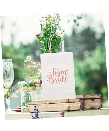 6pcs Wedding Bridesmaid Gift Bag Wedding Party Favor Bags Items for Wedding Welcome Bags Bridal Shower Bags Groomsmen Bags Bride Gift Bag Hen Party Bag Bridesmaid Bag Props Paper - Buy Online on SooperMarket.com