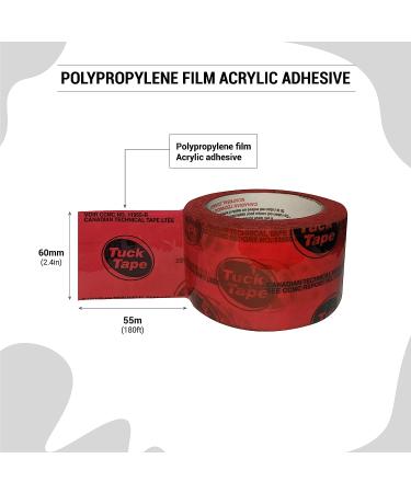 Tuck Tape Construction Sheathing Tape  Epoxy Resin Tape  2.4 in x 180 ft (Red) - Buy Online on SooperMarket.com