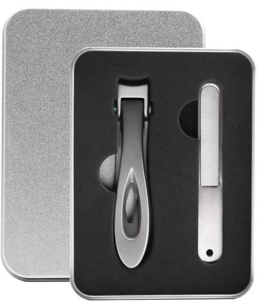 KVSERT 2X Nail Clipper Set Thick Toenail & Fingernail Cutter with Wide Opening Stainless Steel Kit for Men & Women Silver - Buy Online on SooperMarket.com