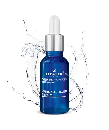 FLOSLEK Filling Anti-Wrinkle Face Skin Serum | 30 ml | Tightens Moisturizes & Firms | Suitable for People with all Skin Types | Dermatologically Tested | Manufactured in EU Anti-Wrinkle Face Serum