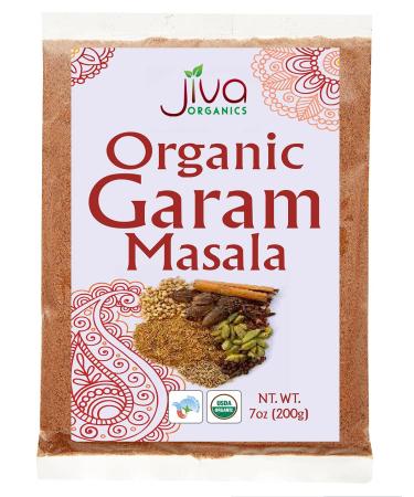 Jiva Organics Organic Garam Masala Powder 7 Ounce - NON-GMO, Salt Free, Premium Indian Spice Blend 7 Ounce (Pack of 1)