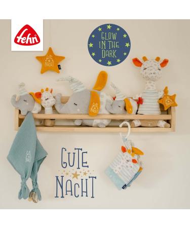 Fehn Warmth Elephant Cuddly Toy - Soothing Grape Bundle Pillow & Glow-in-the-Dark Soft Toy for Babies 0+ Months - Buy Online on SooperMarket.com