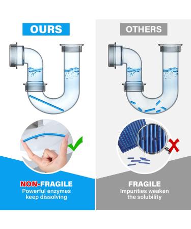 Buy Drain Sticks x48 Fast & Effective Drain Cleaning for Sinks Baths & Showers | Prevent Blockages & Odors - International Shipping - Buy Online on SooperMarket.com