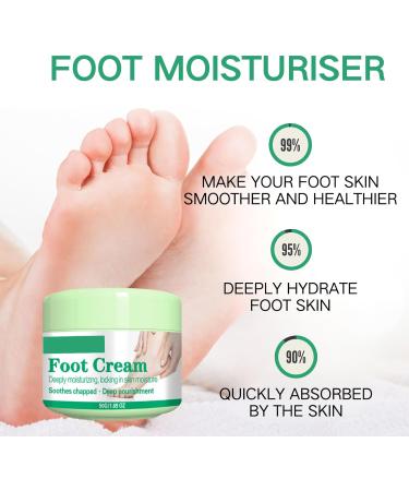 Foot Cream for Very Dry Feet Cracked Heel Repair Cream Callus Remover Foot Moisturiser Hard Skin Remover Foot Soften & Smooths Feet Deep Moisturizing Nourishing Formula for Feet Care - Buy Online on SooperMarket.com