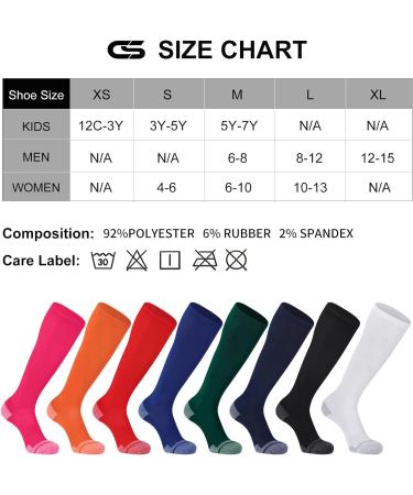 CS CELERSPORT Over the Calf Baseball Socks - Youth, Kids & Adult - 2 Pack - Black - Buy Online on SooperMarket.com