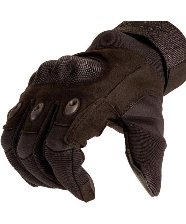 ORIION Tactical Gloves for Men - Heavy Duty Combat & Shooting Gloves | Full-Finger Paintball, Climbing & Riding Gloves - X-Large Size | Ideal for Airsoft - Buy Online on SooperMarket.com