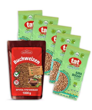 My Bazar Set 5+1 Buckwheat (Greek Crunch) 5x500g Tat Buckwheat + 1x1000g DOVGAN Buckwheat FREE 6-piece set