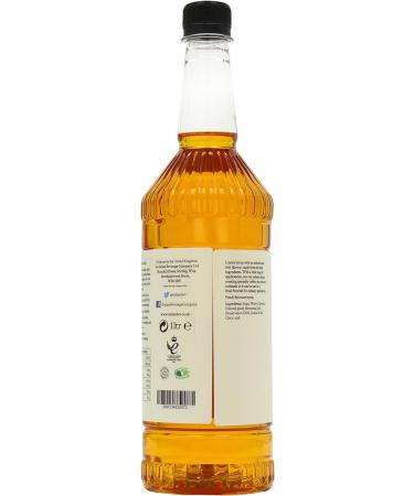 Simply Peach Syrup Vegan & Nut Free Flavoured Syrup for Coffee Cocktails & Baking (1 Litre) - Buy Online on SooperMarket.com