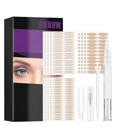 Invisible Eyelid Lift Strips AWAVM Double Eyelid Strips Eyelid Tape Invisible Instant Lift Eyelids Double Eyelid Tape Eyelid Styling Cream 480 Pieces
