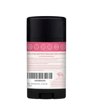 American Provenance Aluminum Free Natural Deodorant For Women and Men - Rose and Jasmine - 24 Hour Odor Protection Cruelty Free - Made in the USA (1 pack) - Buy Online on SooperMarket.com