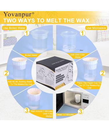 Yovanpur Nose Wax Kit: 100g Wax Beads, 20 Applicators, Mustache Protector, Easy & Painless - Buy Online on SooperMarket.com