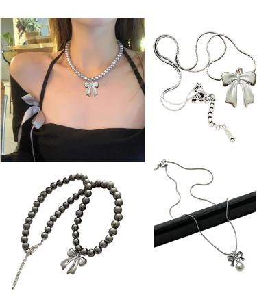 Oralgo Adjustable Silver Loop Trailer Choker Necklace for Women & Girls - Simple Collarbone Jewelry - Buy Online on SooperMarket.com