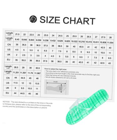 MAGICLULU 2 Pairs Slippers Quick Drying Shower Slippers Green Home Indoor Slippers Non Dorm Shoes Gym Foot Spa Soak Tub Shower Footware Massaging Travel Pvc Household Plastic Barrel 28x10.3cm 11x5pcs Greenx5pcs - Buy Online on SooperMarket.com