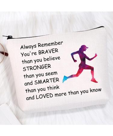 Running Lover Gifts | Inspirational Runner Bag & Cosmetics Organizer for Women | Perfect Cross Country Running Gift - Buy Online on SooperMarket.com