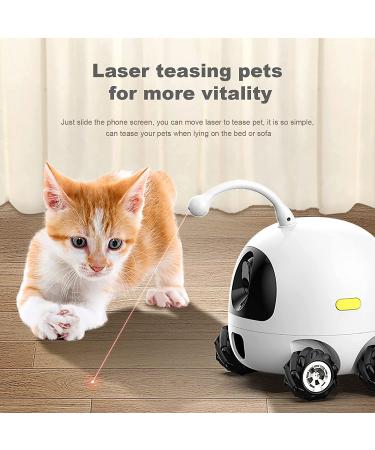 obexx Smart Pet Camera  Smart Companion Robot for Pets  Dog Treat Dispenser  Movable 1080P Full HD WiFi pet Camera Night Vision  2way Video via Smart Phone App (2.4G WiFi ONLY) White - Buy Online on SooperMarket.com