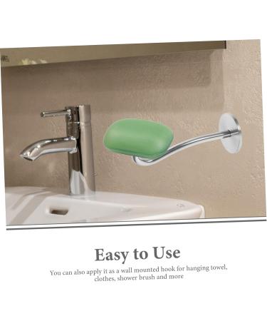Amosfun 2pcs Stainless Steel Soap Holder Shampoo Bar Kitchen Shower Soap Holder Sponge Holder Bathroom Bar Soap Holder Bathroom Shower Soap Holder Wall Bar Soap Holder Soap Dish Magnetic - Buy Online on SooperMarket.com