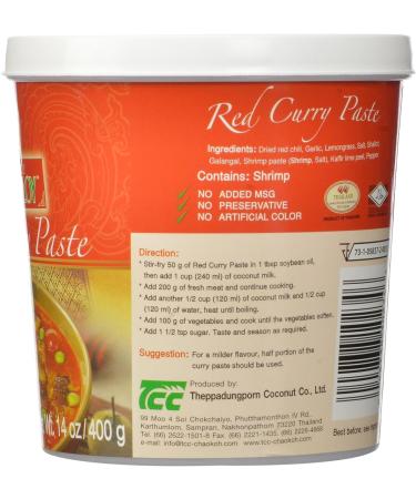 Mae Ploy Thai Green Curry and Red Curry Paste 400g by CNMART - Buy Online on SooperMarket.com