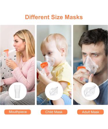 Portable Compressor Nebulizer for Adults & Kids - Personal Steam Inhaler for Breathing Problems - Buy Online on SooperMarket.com