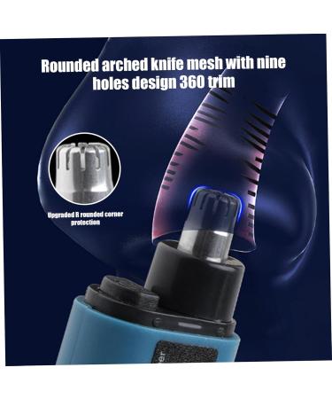 Portable Rechargeable Nose Hair Trimmer for Men - 6000RPM Electric Trimmer with Dust Cover | Safe & Painless Nasal Hair Removal - Buy Online on SooperMarket.com