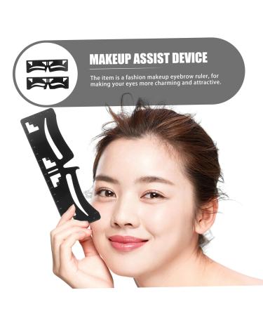 Beavorty 4 pcs Extension Drawing Microblading Measure Rulers Practical Location Tools Kit Supplies DIY 1 count (Pack of 1) Blackx2pcs - Buy Online on SooperMarket.com