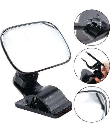 360 Adjustable Baby Car Mirror | Shatterproof Rearview Safety Mirror with Clip | Wide Angle Convex Mirror for Rear Kids, Babies, Infants - Buy Online on SooperMarket.com