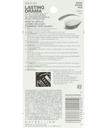 Buy Maybelline New York Eye Studio Lasting Drama Gel Eyeliner in Brown - International Shipping Available - Buy Online on SooperMarket.com
