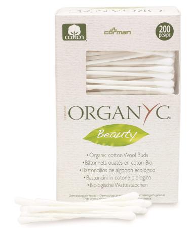 Organyc Beauty Organic Cotton Swabs - 200 Swabs (600 CT)