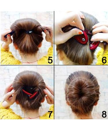 JIAHAO Magic Silk Wire Hair Styling Roll Bun Clip Maker - Small - Buy Online on SooperMarket.com