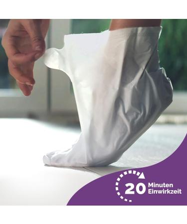 Scholl EXPERTCARE Lavender Foot Mask - Intensive Moisturizing Care - 1 Pair of Disposable Socks - Buy Online on SooperMarket.com