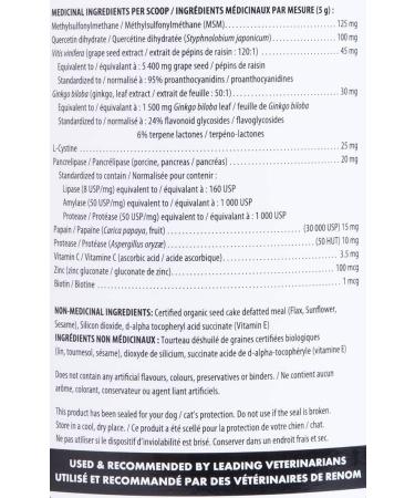 Flora Health BiologicVET BioSKIN&Coat Natural Antihistamine Quercetin Bromelain Lignans Prebiotics for Dogs and Cats 1600 g Powder Greenish 1.6 kg (Pack of 1) - Buy Online on SooperMarket.com
