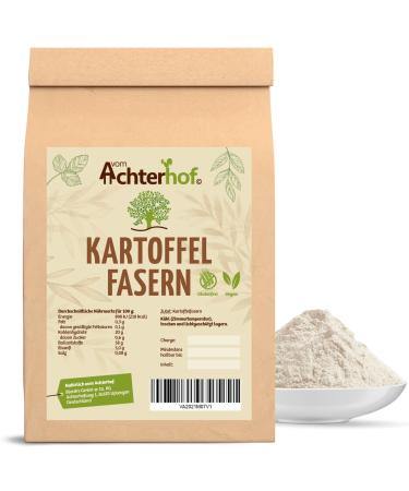 Potato fibers low carb |500 grams |Control quality |Low carb flour |Potato powder |Directly from the Achterhof 500 g (1 Pack)