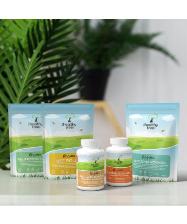 Organic Raw Cacao Powder by TheHealthyTree Company - Ideal for Yoghurt, Smoothies & Baking - High Protein, Magnesium, Fibre & Potassium - Sugar-Free Vegan Cacao Powder (250g) - Buy Online on SooperMarket.com