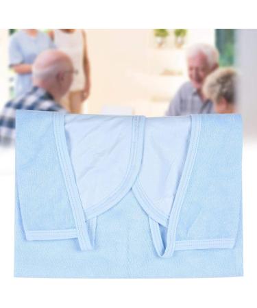 Adult Bib Elderly Waterproof Bib Adult Mealtime Saliva Towel Dining Apron Clothes Protector for Bedridden Inconvenient People(Light Blue M) - Buy Online on SooperMarket.com